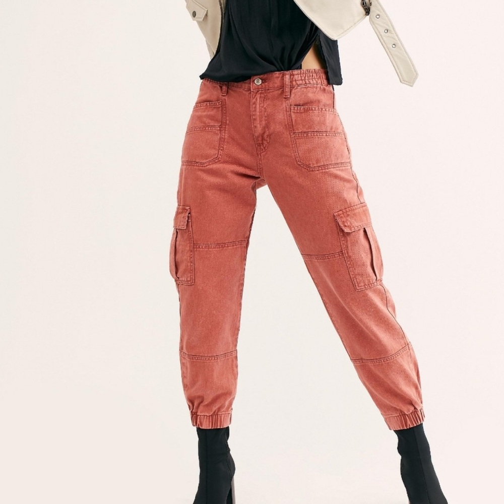 We the free red platoon pants